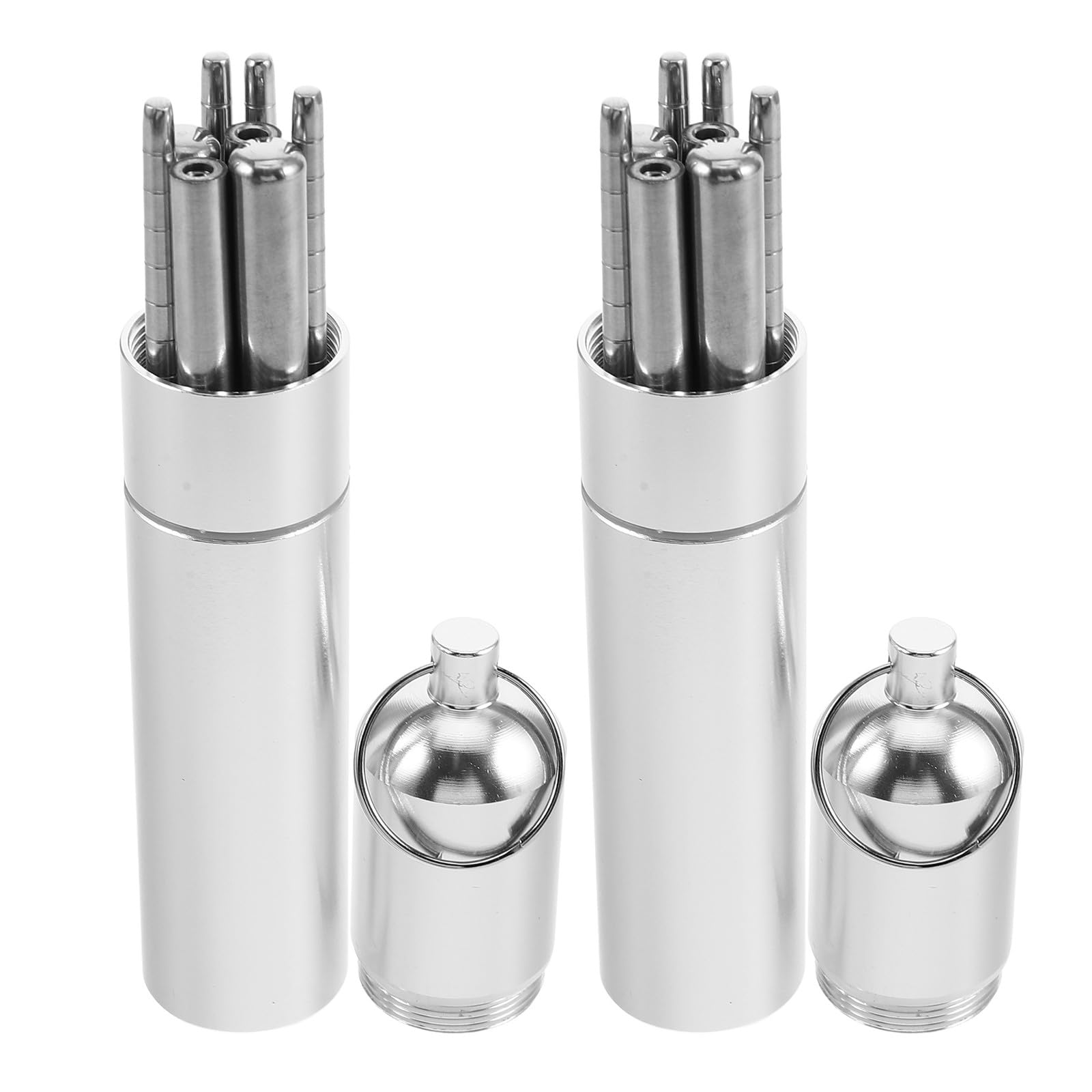 Baguettes pliantes acier inoxydable premium Gadpiparty : couverts réutilisables durables