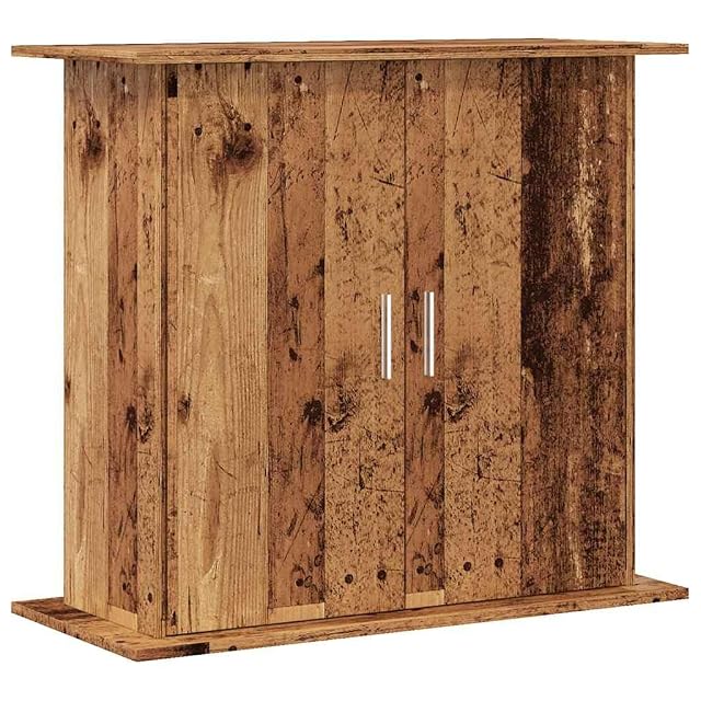 vidaXL Soporte para Acuario Madera ingeniería Envejecida 81x36x73 cm