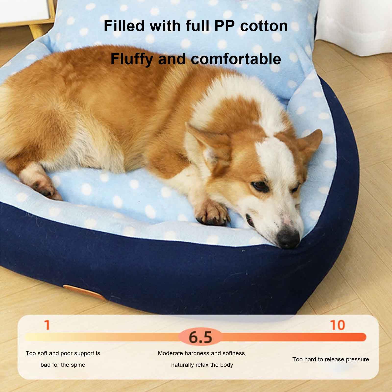 Cama Lavable para Perros y Gatos pequeños y medianos, súper Suave y esponjosa, Lavable a máquina y con Funda extraíble.