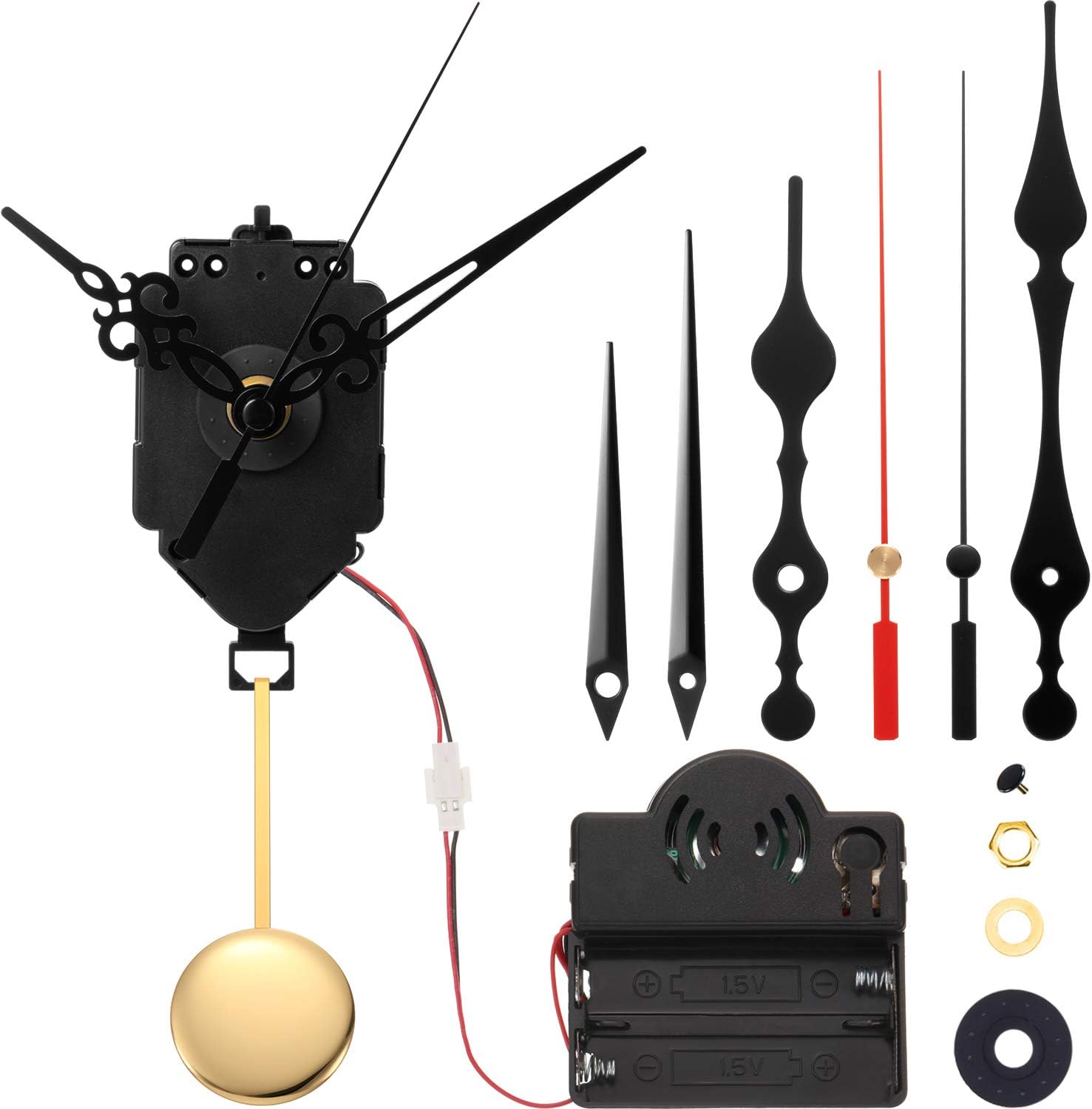 Quarz Pendeluhr Werk - Komplettset Mit Glockenspiel Für DIY Wanduhren