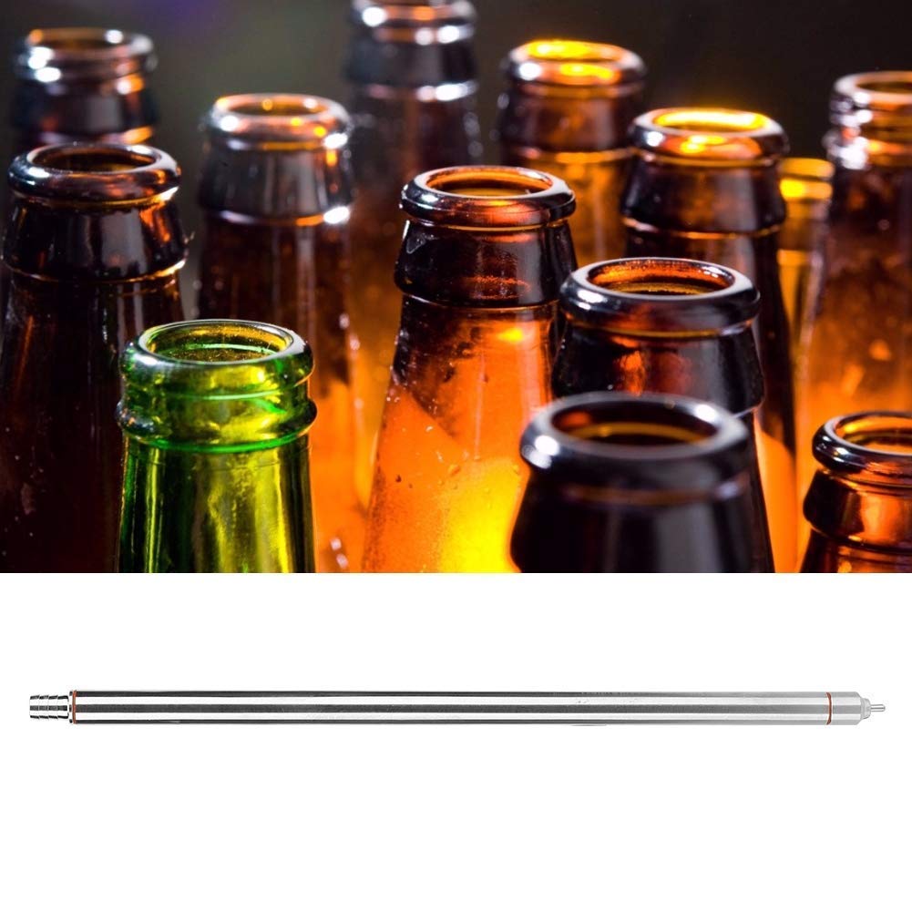 Professionale Riempitore per bottiglie di birra 13,7 in acciaio inossidabile, caricato a molla bottiglia di birra riempitrice