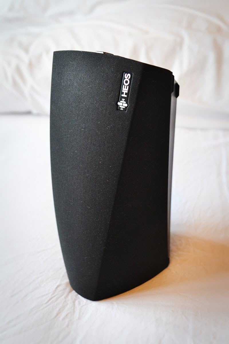 Heos 3 Audio Streaming Speaker Denon Multiroom (Spotify Connect, Deezer, Tidal, Soundcloud, NAS, WLAN, USB, App Control, Aux-In) Black