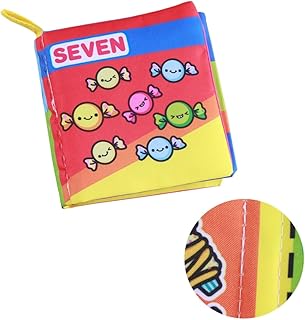 Toyvian Livros De Aprendizagem Infantil Livro De Pano Para O Bebê Livros Infantis Livros De Pano Do Bebê Livro Material De Leitura Tridimensional