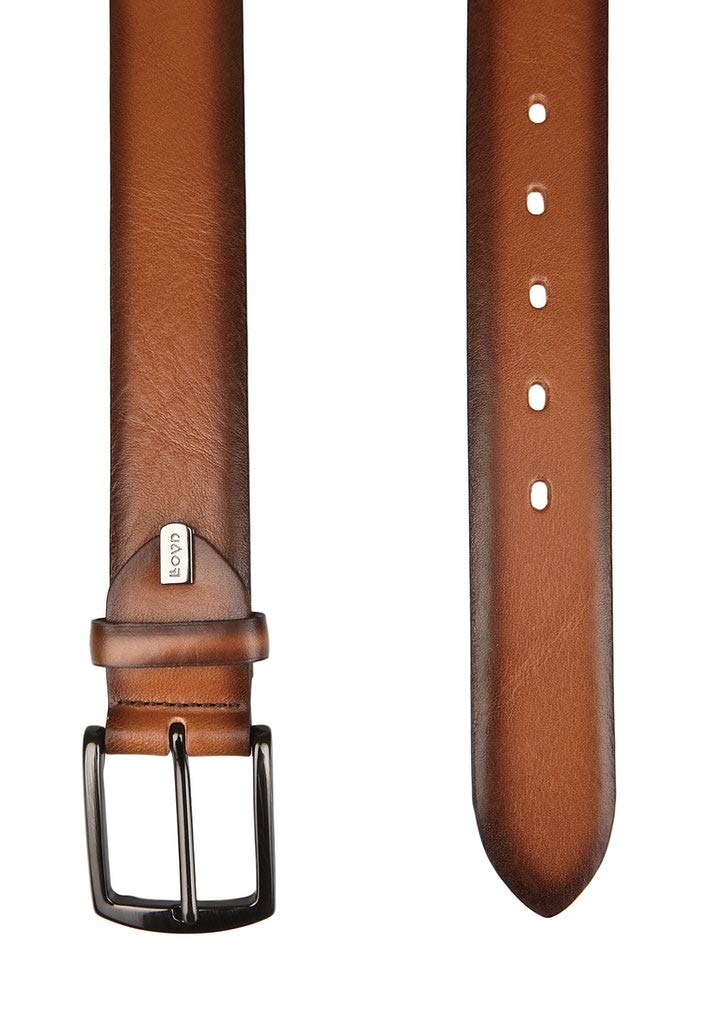 LLOYD Men's Belts Gürtel Herrengürtel Ledergürtel Cognac 6835