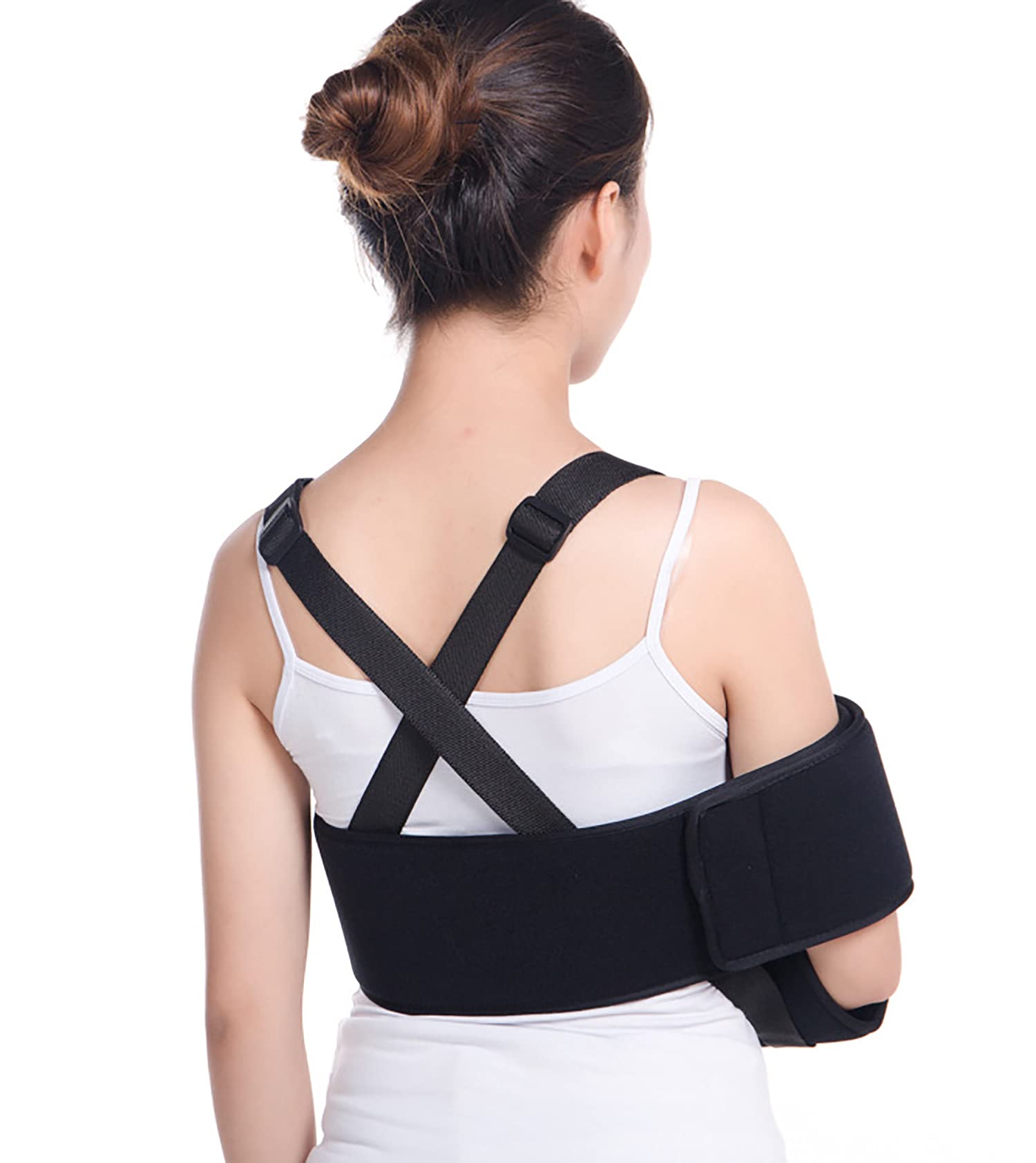 Cabestrillo para Brazo, inmovilizador de Hombro, para fracturas rotas, dislocación de Huesos, esguinces, esguinces y desgarros, Talla única Unisex.