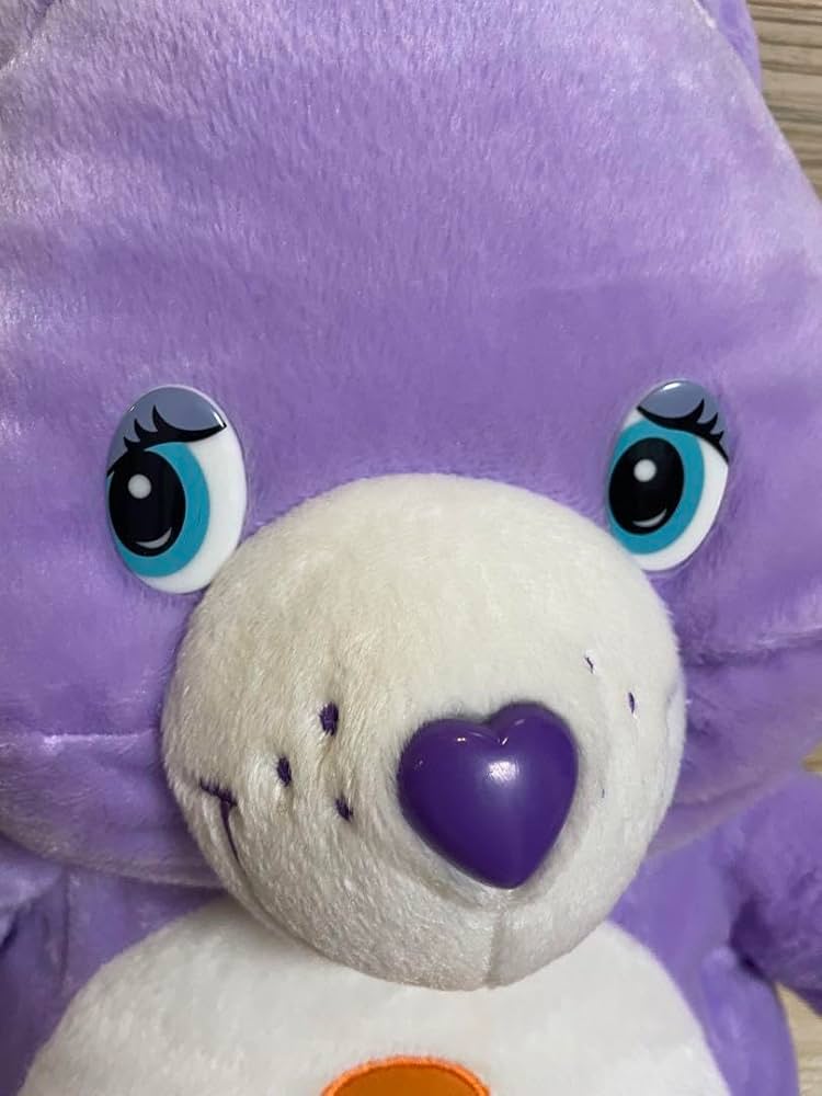 Amazon.co.jp: ケアベア 特大 超big パープル ぬいぐるみ 熊