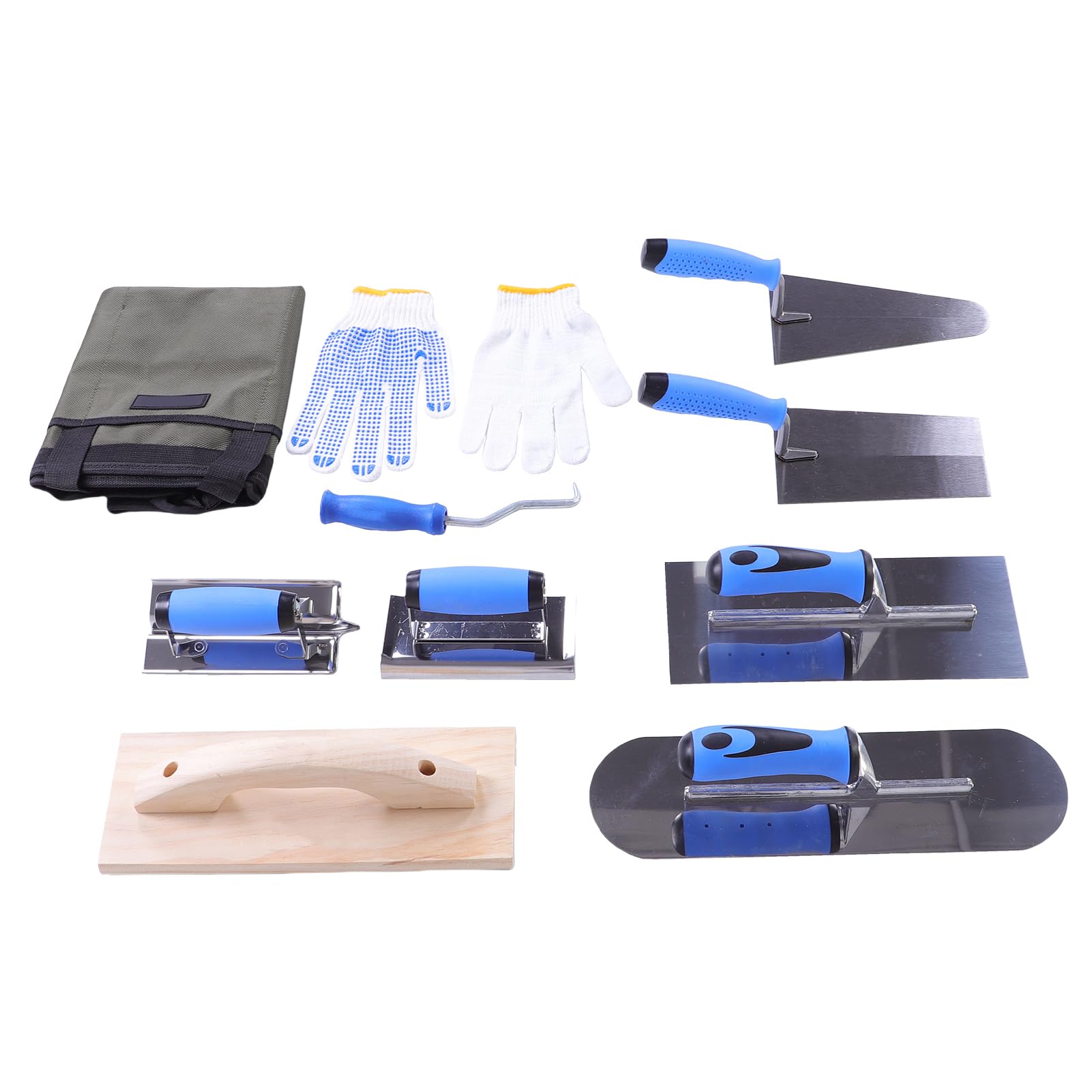 Juego de Albañilería Kit Profesional de Paleta de Albañilería con Antideslizantes Paquete Todo en para Trabajadores de la Construcción Hilo de Algodón/Tela 1680D