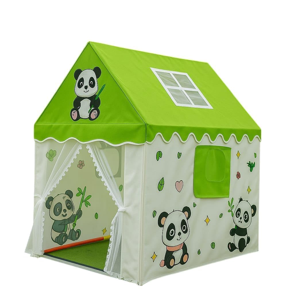 Play House for Boy&Girls Jumbo Size Extremely Light Weight, Waterproof Kids Play Tent House for Girls Boys | Water Repellent Big Size | Bis Approved,Multicolor (Panda Tent House)-picture-11