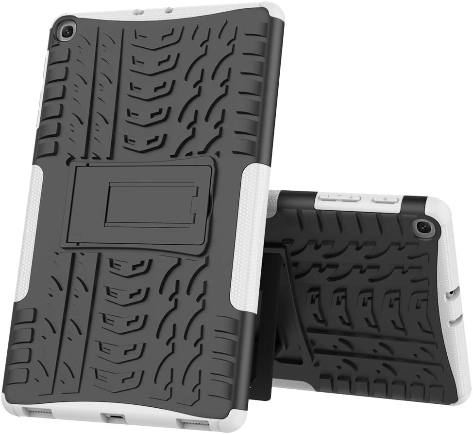 GH GHawk G-hawk Shock Proof Dual Layer Hybrid Armour for Samsung Galaxy Tab A 10.1 2019 T515,[Heavy Duty Protection] [Dual Layer] Hard Silicone Skin Hybrid KickStand Case Cover
