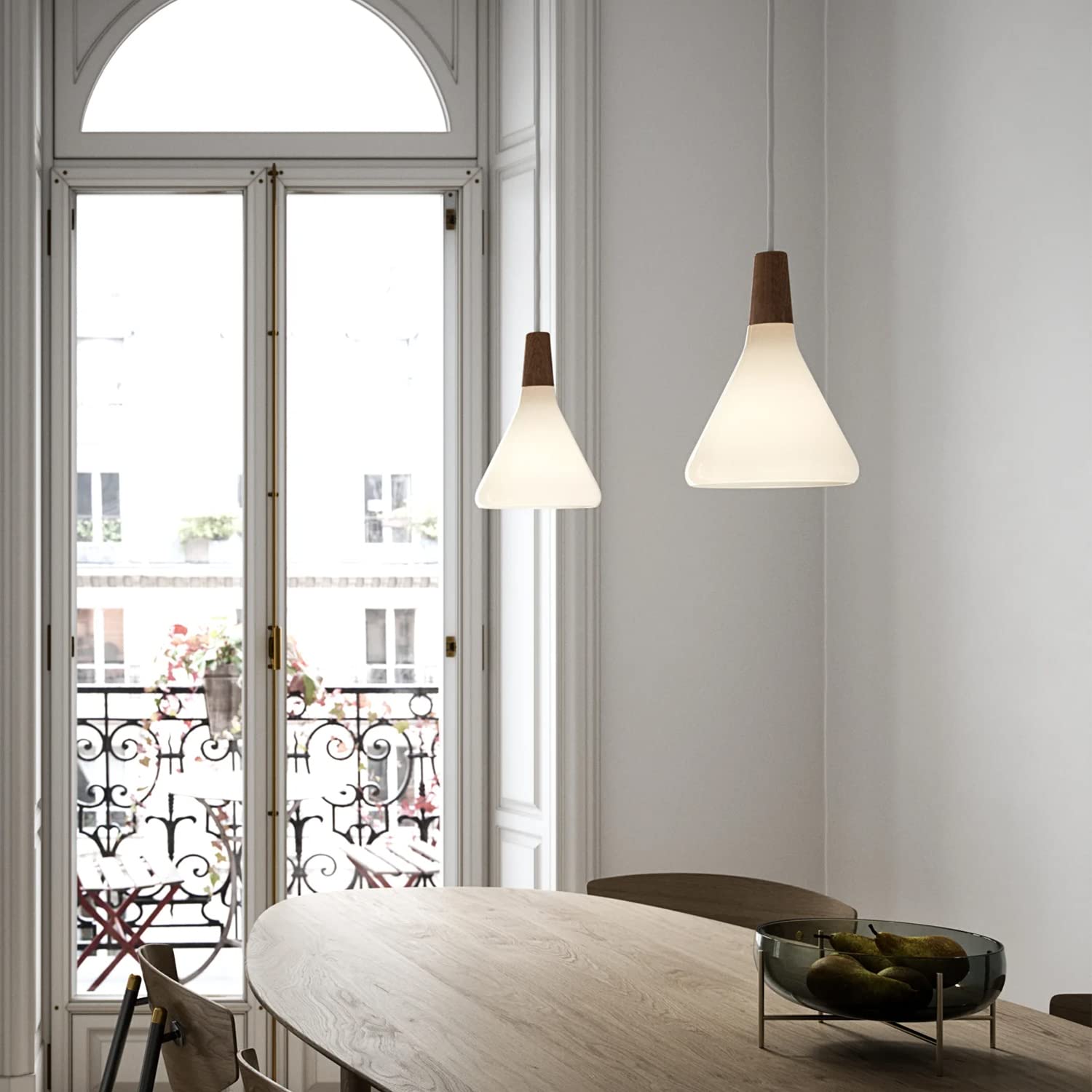 Nori Pendelleuchte Von Design For The People – Ø 18 Cm Aus Opalglas