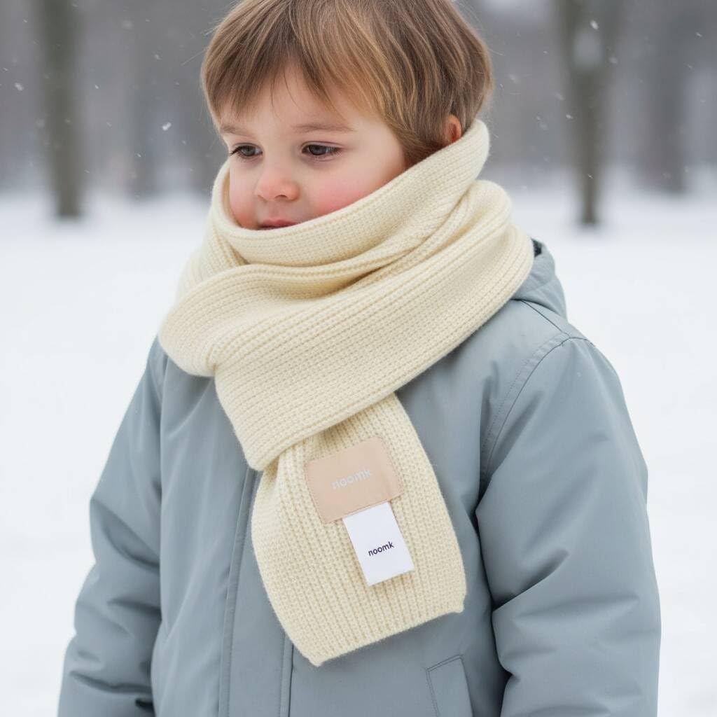 Kids Winter Warmer Scarf - Fashion Soft Knit Toddler Baby Scarves Neck