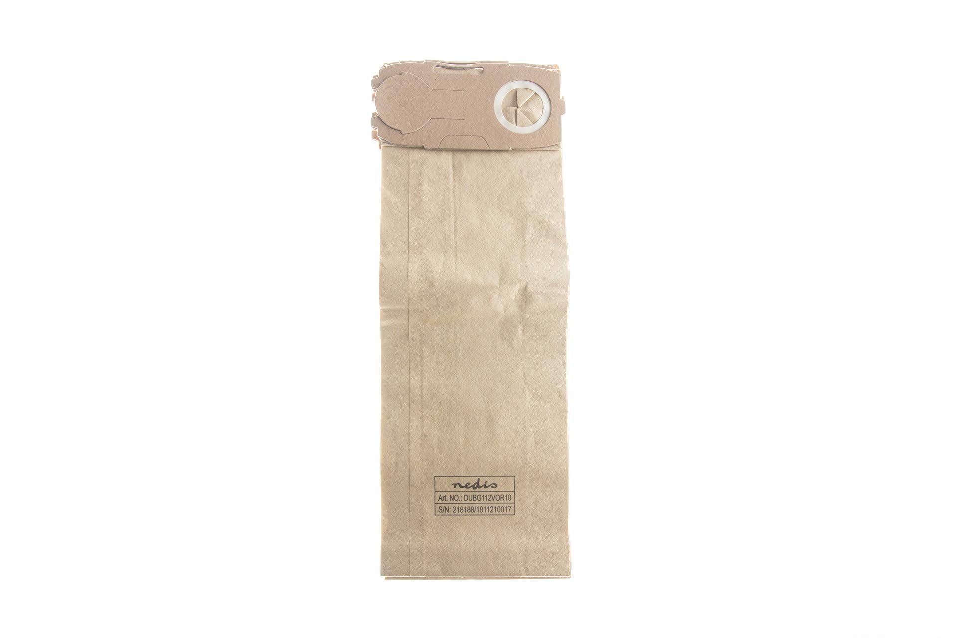Menalux 900196175 Sacchetti per aspirapolvere, Carta, Bianco