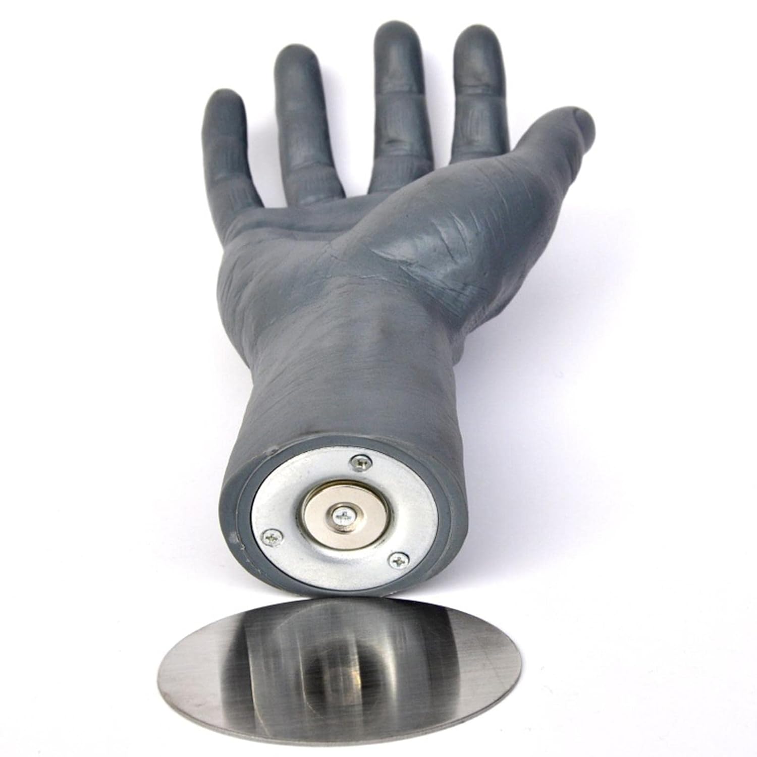 CLUB BOLLYWOOD® Realistic Male Mannequin Hand Mens Hand Model Holder Left with Magnet | Nail Care Manicure & Pedicure | Nail Practice & Display