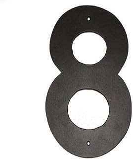 Montague Metal Products Helvetica Font Individual House Number, 8, 8-Inch