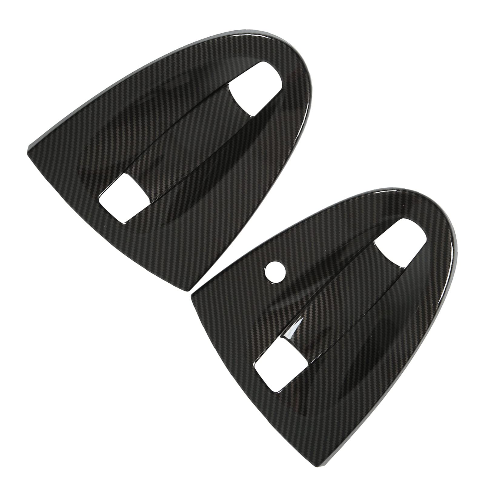 Carbonio Smart Smart 451 Carbon 4 Pezzi Di Toppe Per Maniglie Esterne Per Auto, Copri Maniglia Smart 451, Copertura Maniglie Porta Smart 451
