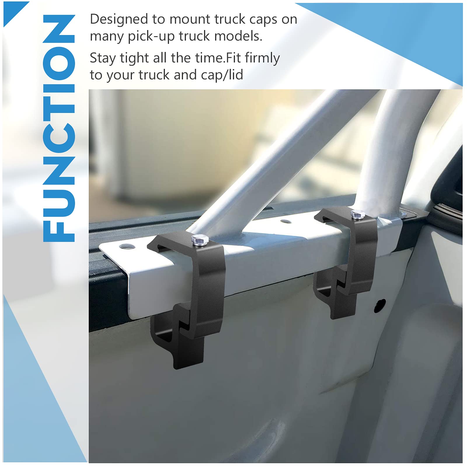 Buy ovsor Truck Topper Clamps 4 Pack Mounting Clamps Truck Cap Clamps