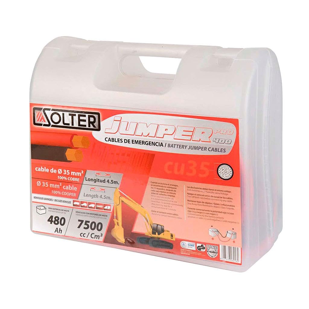 Solter - Kabel rozruchowy Jumper cu35mm 480a 4,5m