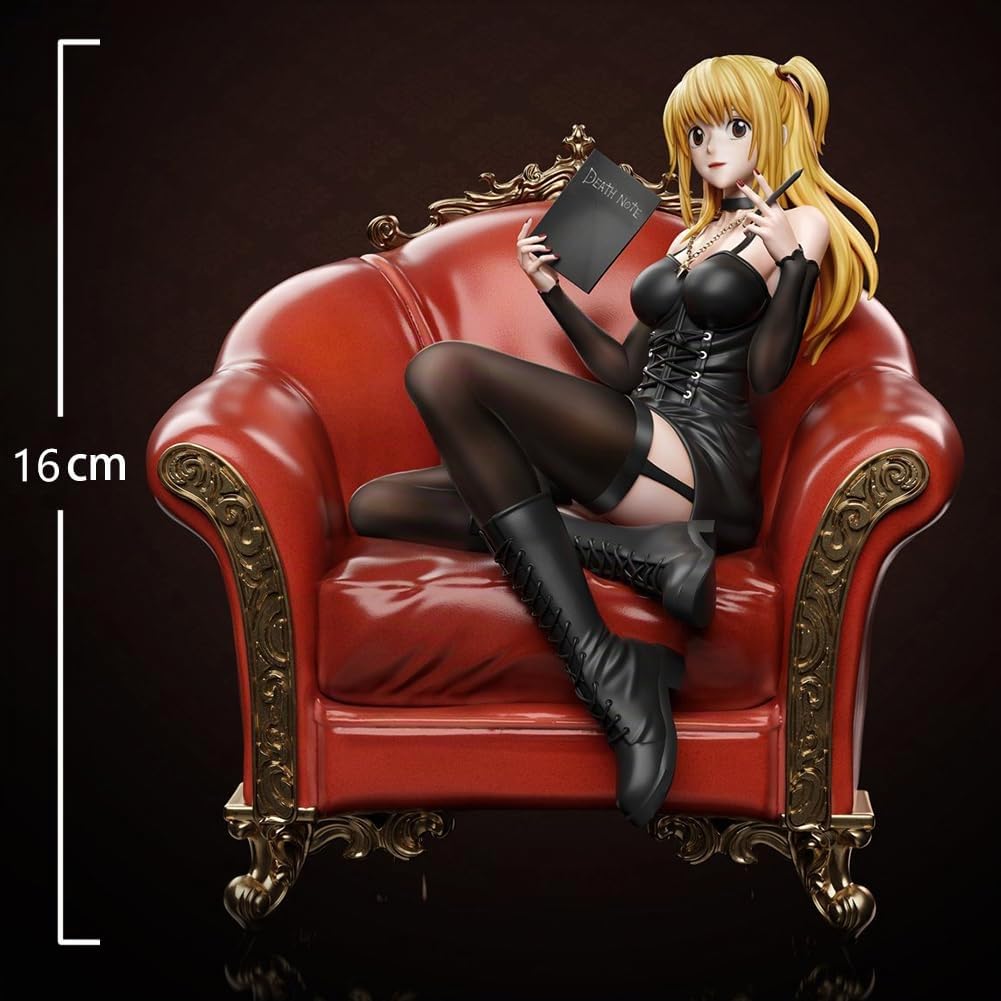 Amane Figure Anime Personaggio Statua L Seduto Posa da Collezione Action Figure Desktop Figurine Ornamenti