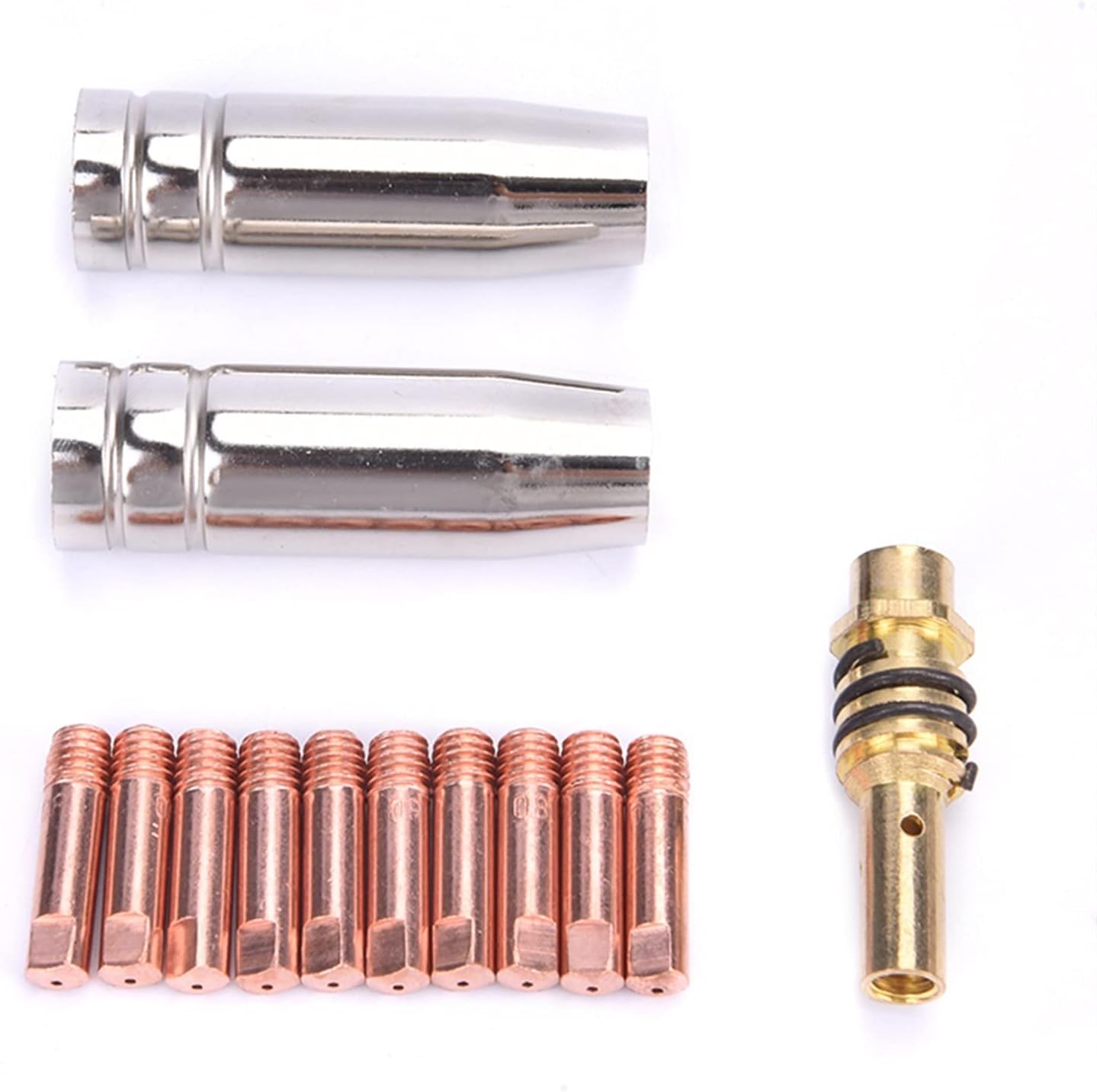 Welding Torch 13Pcs Welding Torch Nozzle MB15AK Argon Arc Welding 0.6