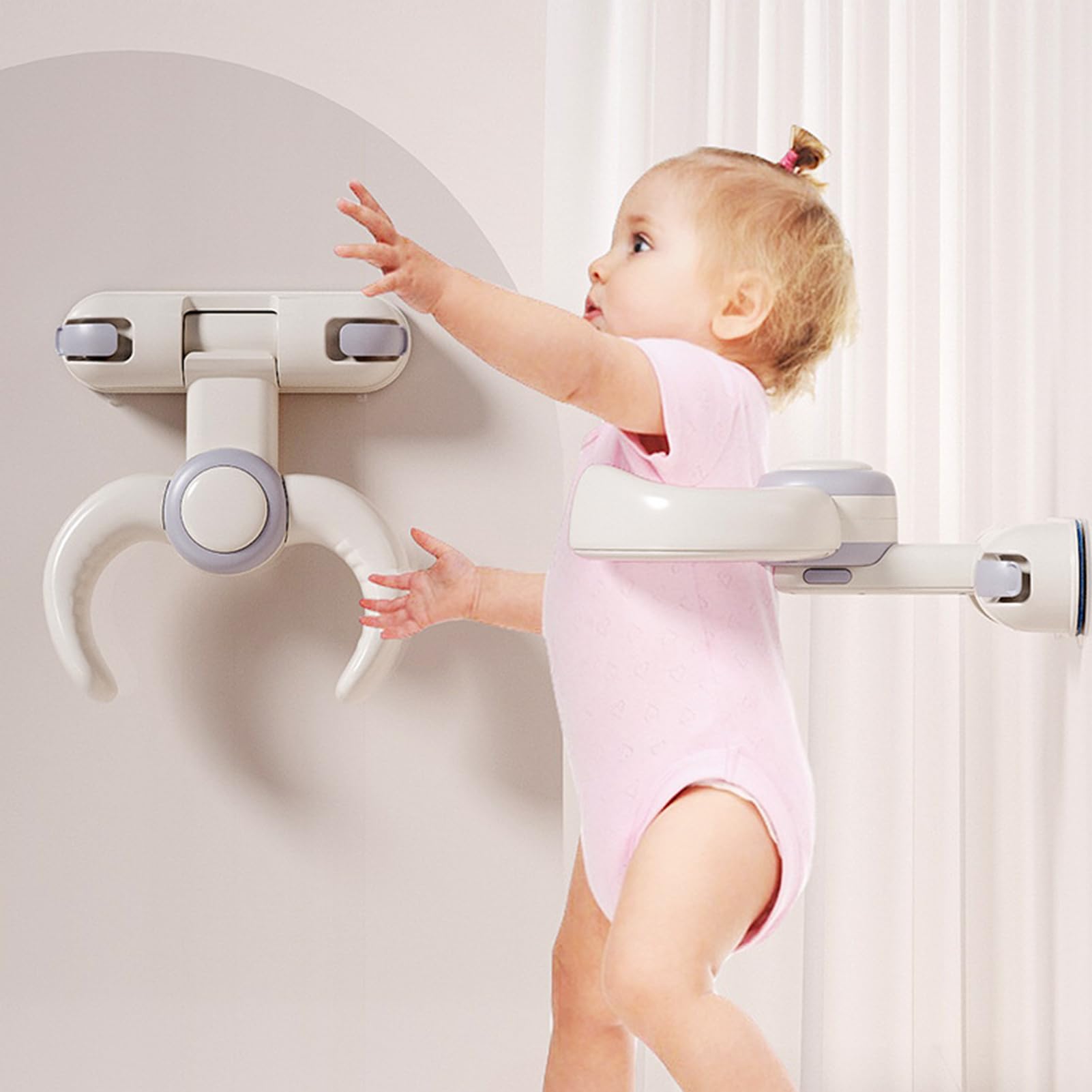 Supporto Per Vasca Da Bagno Bambini Altezza Regolabile Con Base Stabile | di Sostegno Pieghevoli per Vasca da Bagno di Bambini Piccoli per Ragazzi Ragazze e