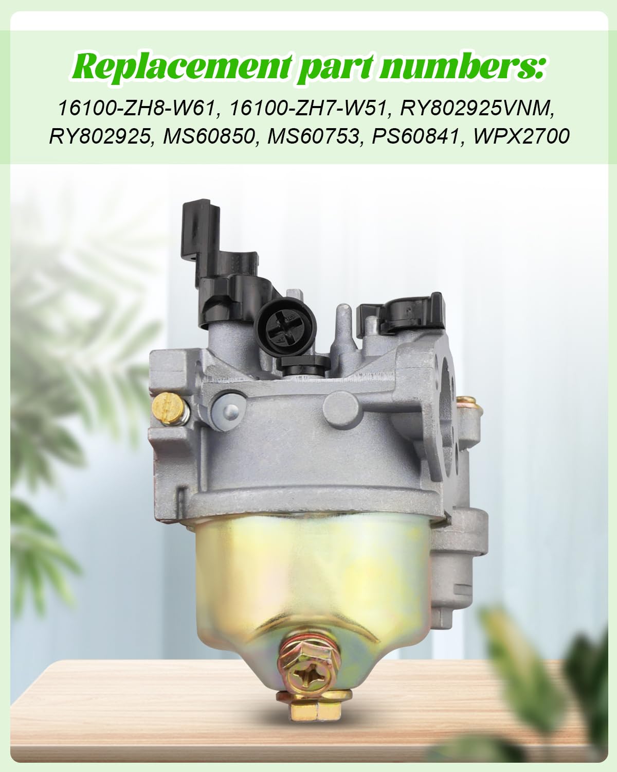 Carburador Para Hidrolavadora Powerstroke 3100 PSI – Reemplazo Perfecto Para Motor De 5HP