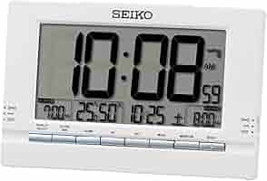 SEIKO SQ443S 白 置時計 SQ443S | 温度・湿度表示付 | セイコーウオッチ株式会社