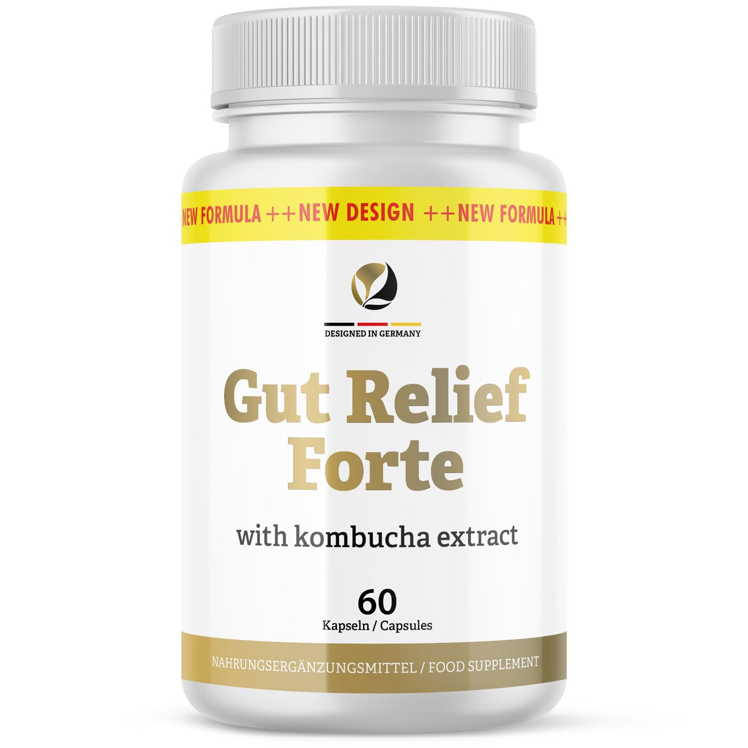 Gut Relief Forte Capsule | Per donne e uomini | Con ingredienti preziosi | 60 capsule