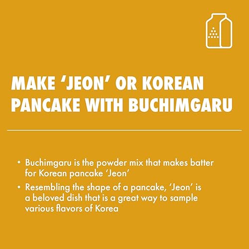 Miniatura 4 de Surasang Buchimgaru - Mezcla coreana para panqueques, cebolleta pajeon, Kimchi Jeon y panqueques de mariscos, ingredientes de cocina coreana, básico