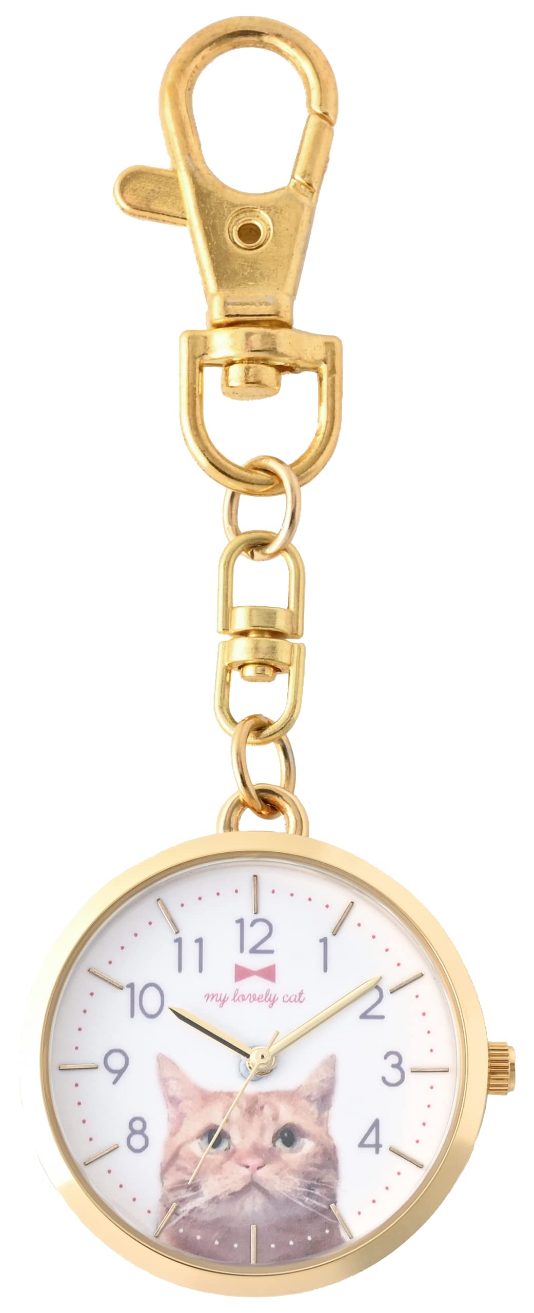 スイーツにゃんこの懐中時計、ぐで猫、金古美 スイーツにゃんこの懐中時計、ぐで猫、金古美