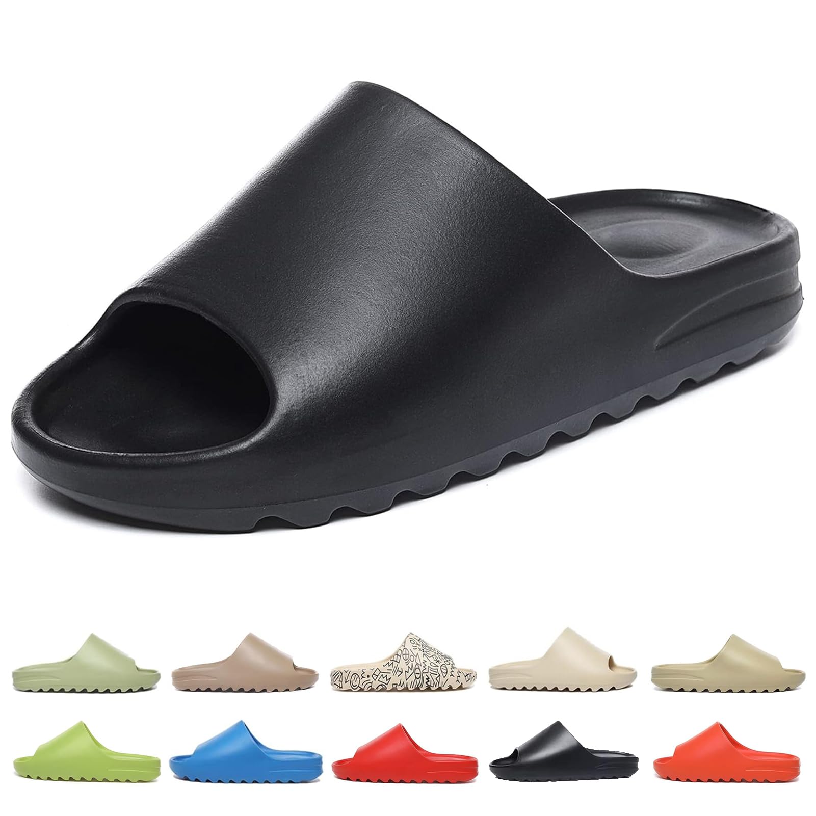 Donna Uomo Ciabatte Sandali Pantofole Ultra Morbide Nuvola Donna Cuscino Sandali da Doccia Pantofole Antiscivolo Spiaggia Piscina Slide Pantofole da Casa