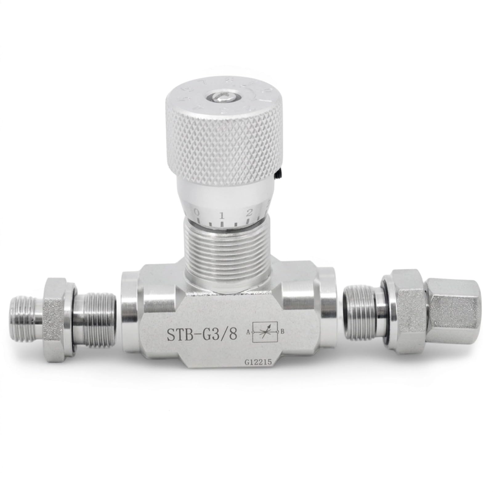 Valve de restriction hydraulique Jiawu avec connecteurs double face