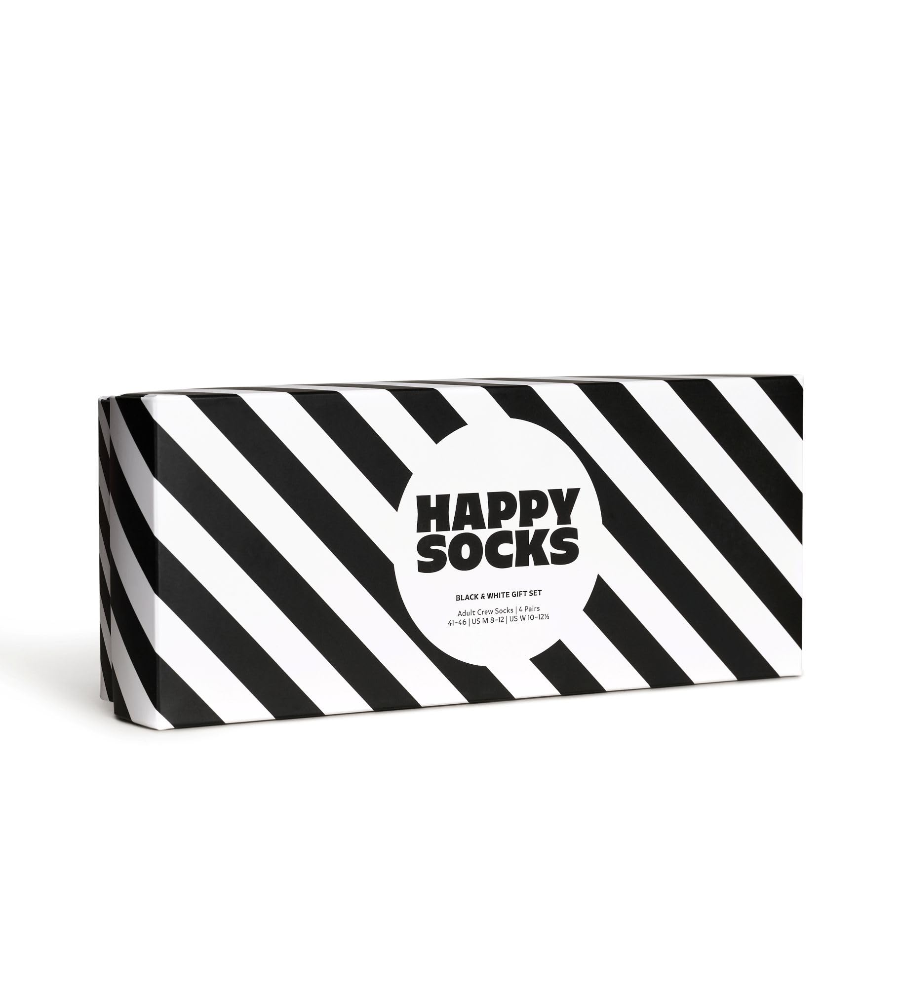 Happy Socks kolorowe i zabawne skarpetki 4-Pack Classic Black & White Socks Gift Set Rozmiar 41-46