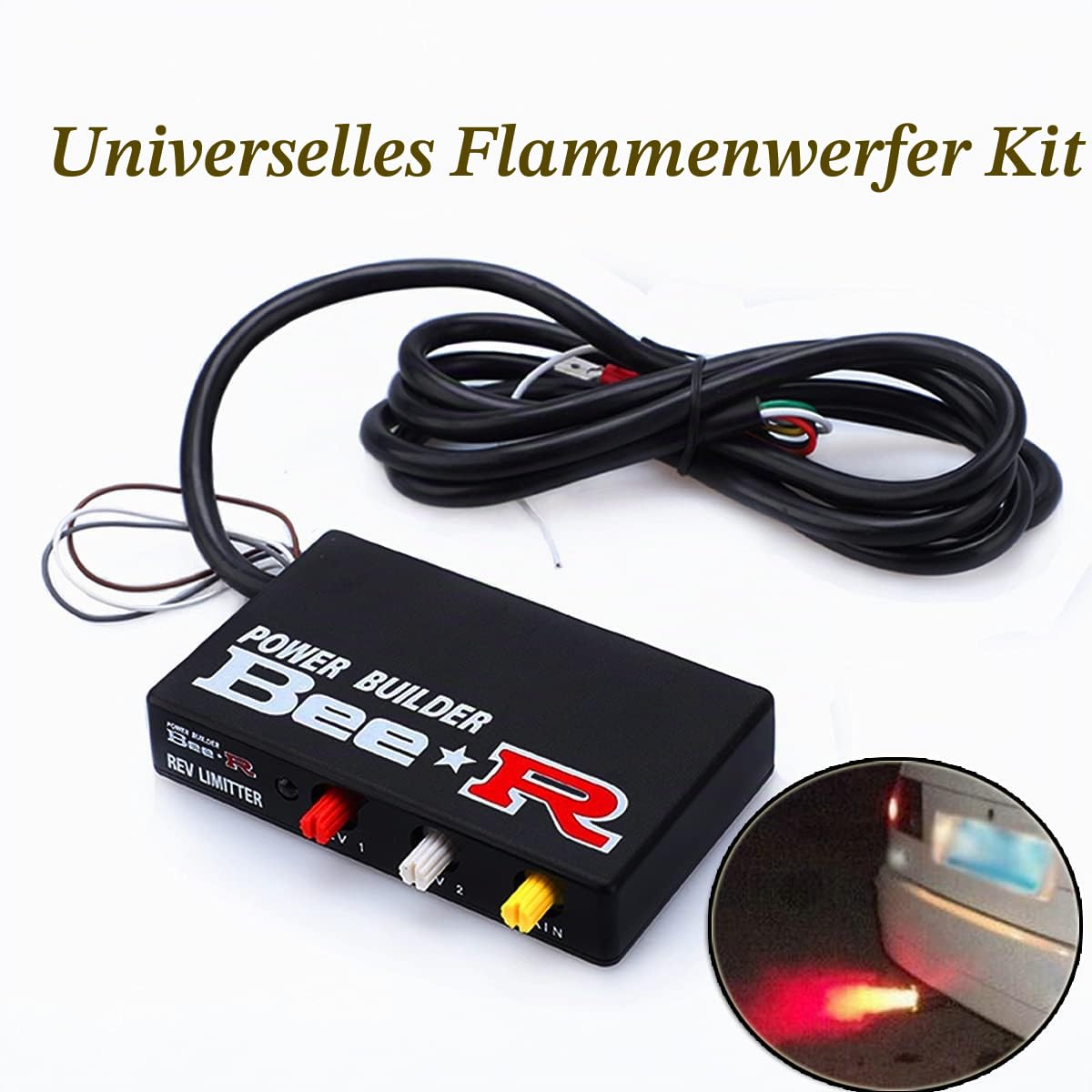 Racing Engine Performance Rev Limiter Power Builder Auspuffschalldämpfer Flammenwerfer Kit