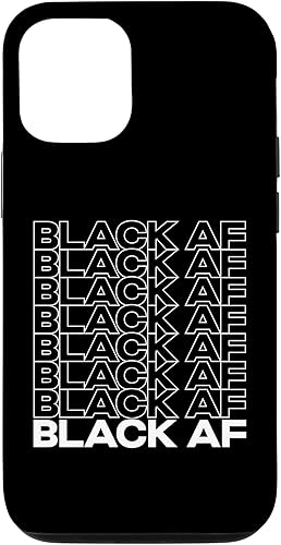 Funda negra para iPhone 13 Black And Proud Black History Month Afrocentric Black Pride