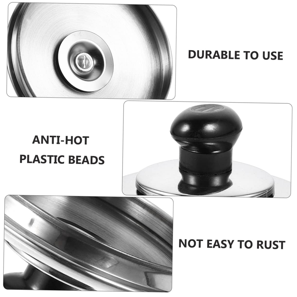 MAGICLULU 3pièces Couvercle De Remplacement Inoxydable Pour Bouilloire Siffleur Accessoire Pratique Pour Équipements De Cuisine