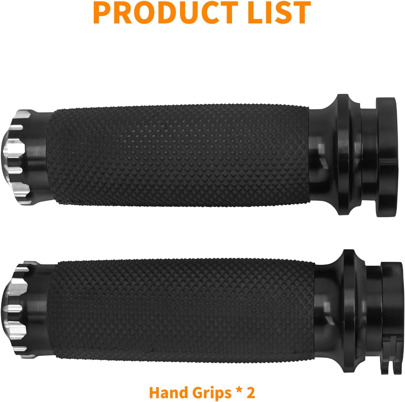 Motorcycle Handlebar Grips for 1" 25mm Hand Grips Fit for Harley Softail Dyna Touring Street Glide Road King Road Glide Electra Glide Sportster XL 883 1200
