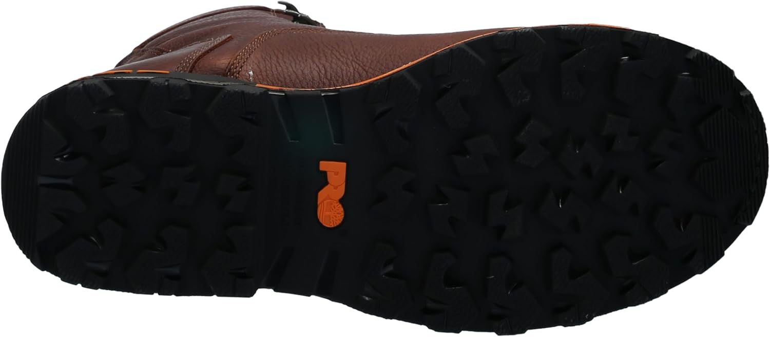 Timberland PRO Men's Boondock 8 Inch Composite Safety Toe Insulated Waterproof Industrial Work Boot, Brown-2024 NEW, 14W - Image 4