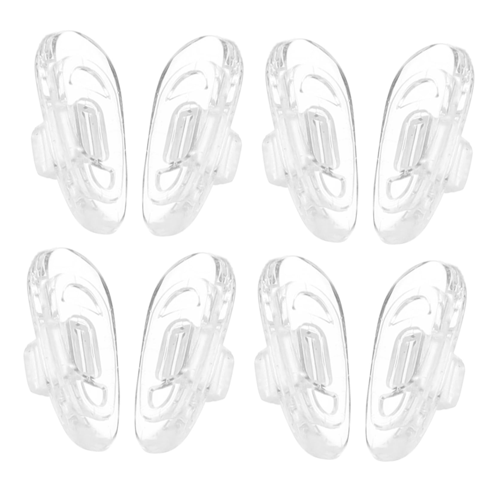 FOMIYES Comfortable and Glasses Nose Pads 4 Pack Silicone Nose Bridge for Glasses - for Occasion