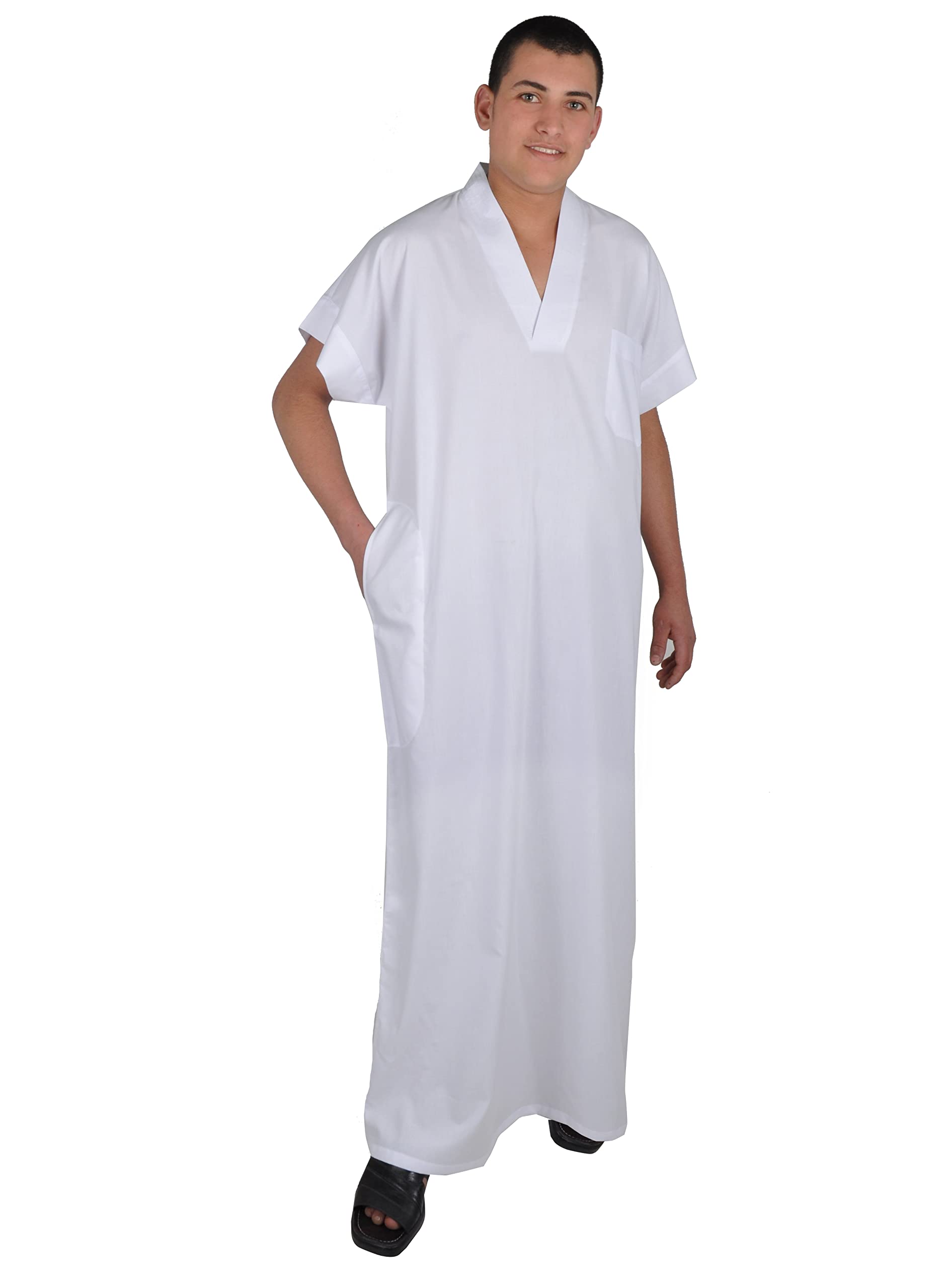 Eleganter Herren-Kaftan aus 1001er Nacht, Farbe: weiß