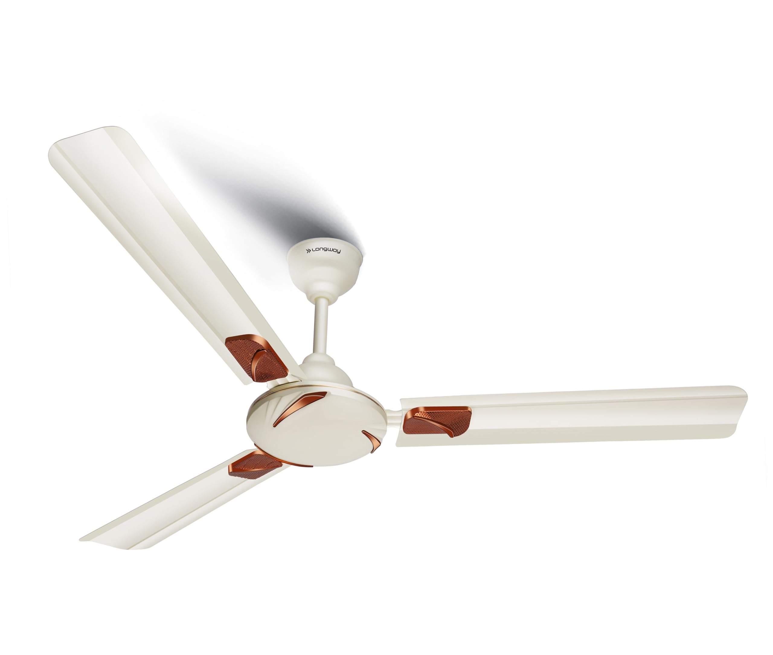 LONGWAY Creta P1 1200 mm/48 inch Ultra High Speed 3 Blade Anti-Dust Decorative Star Rated Ceiling Fan (Ivory, Pack of 1)-image-41