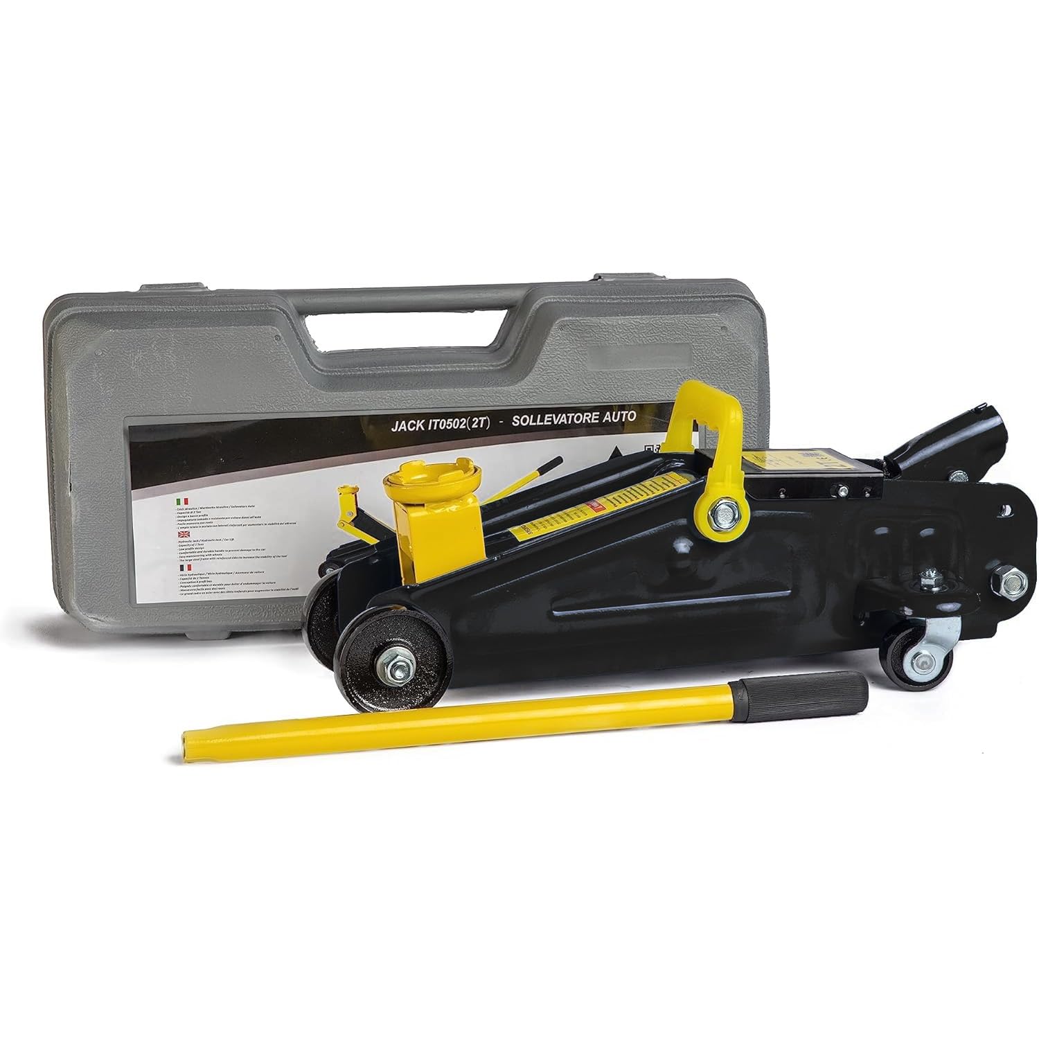 Cric Auto 2t Cric Idraulico Professionale 2 Tonnellate - Carrello Sollevatore Auto E Moto Con Valigetta TSJESMIC Sollevatore 2 Tonnellate Cric Auto Professionale - Foto 3