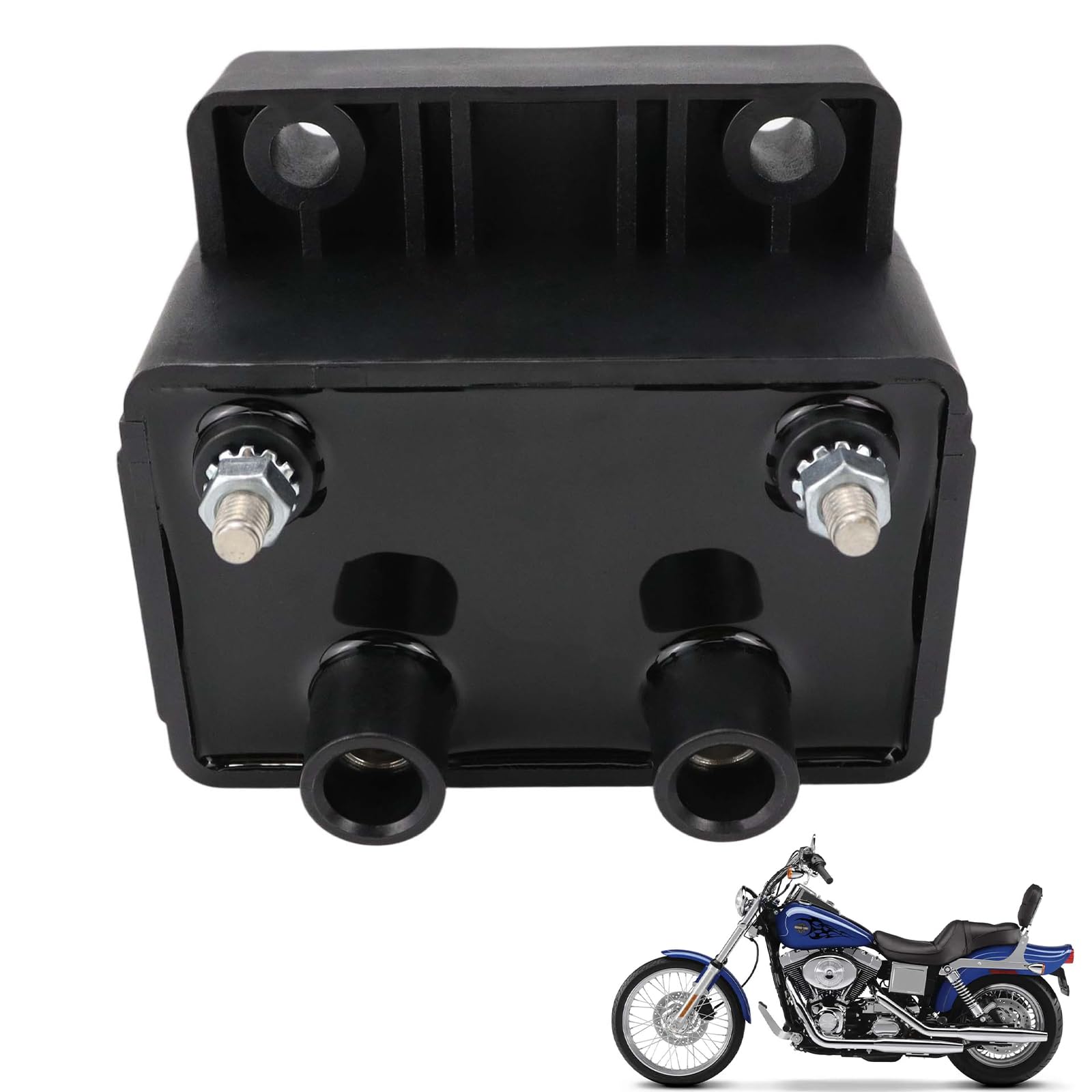 31614-83A Ignition Coil for Harley-Davidson FLHT FLHTC FXGWD FXSTC FLHT XLH883 FLHTCU FLSTC FXRPF XLH1200 1984 1985 1986 1987 1988 1989 1990 1991 1992 1993 1994 1995 1996 1997 1998-2003