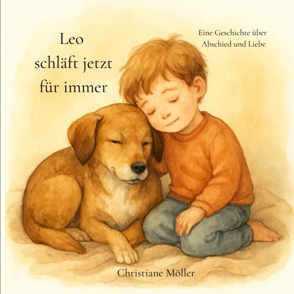 Leo schläft jetzt für immer: Eine Geschichte über Abschied und Liebe