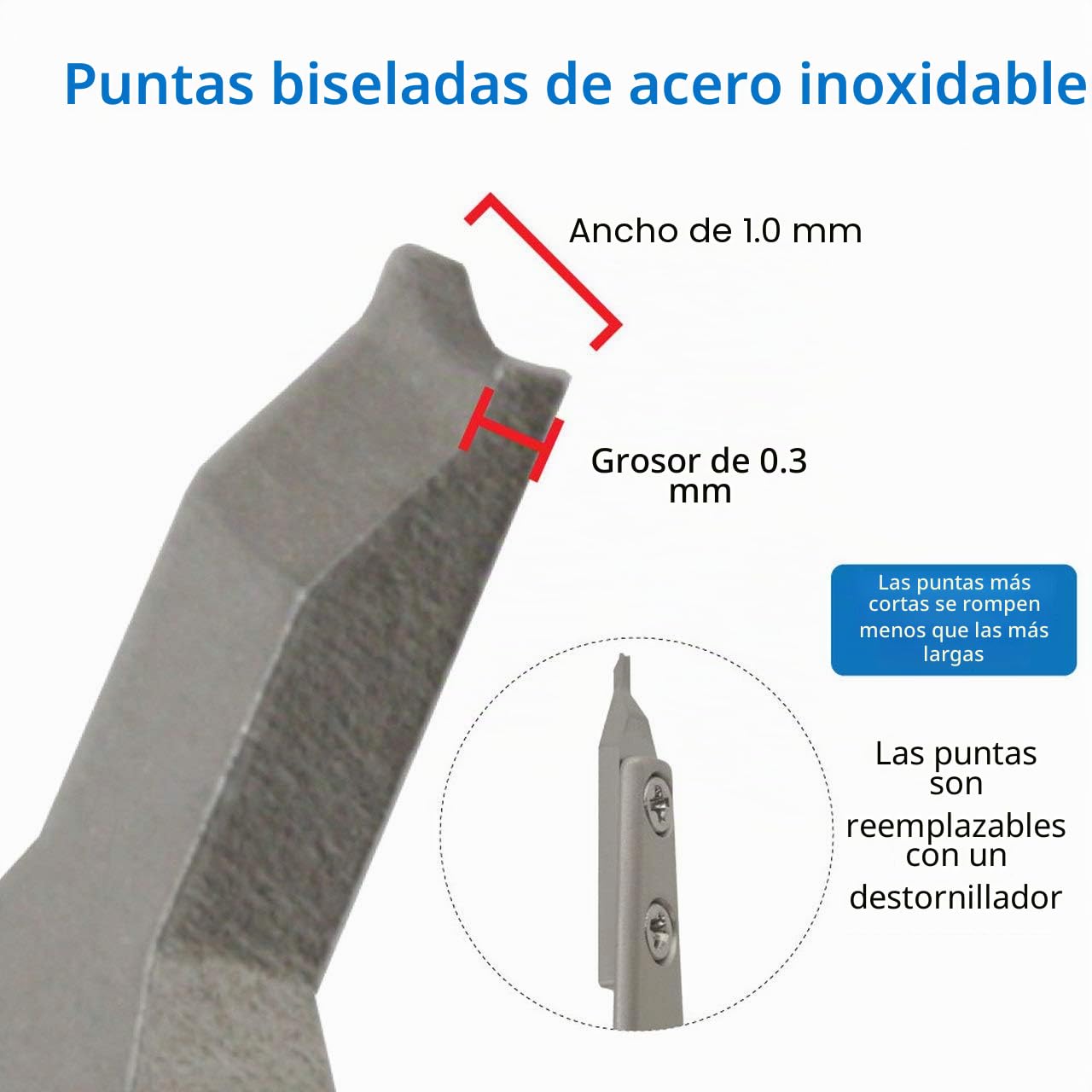 Bergeon 7825 Herramienta de montaje de extracción de lengüetas de pinza de resorte