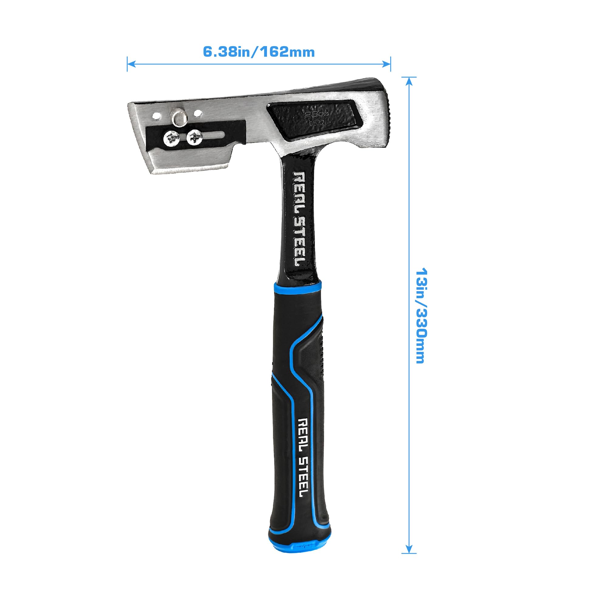 Real Steel Roofing Hammer - Shingler's Hatchet -8