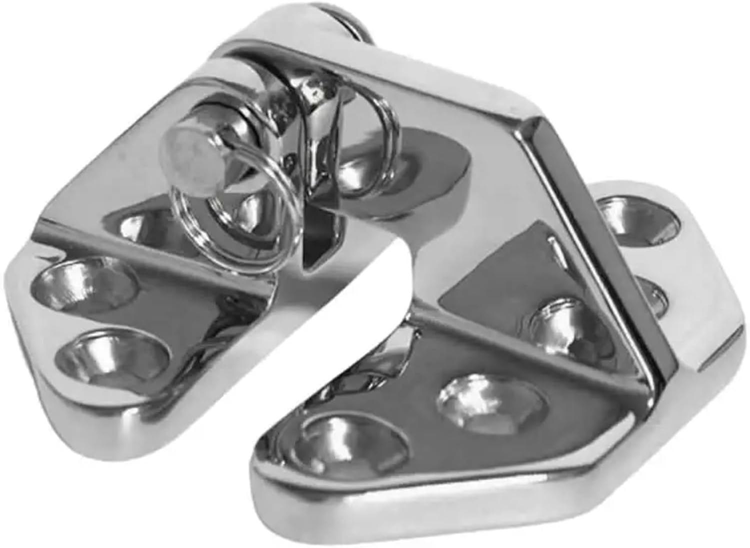 Pin Release Quick Disconnect Hinges 66x71mm 316 Stainless Steel for Ship Yacht RV 2Pcs