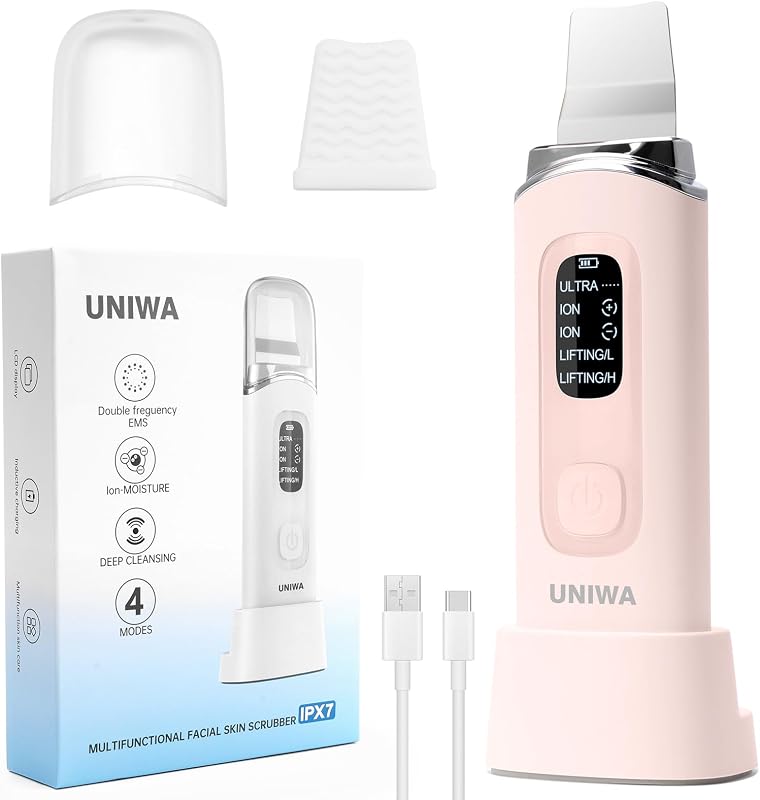 UNIWA Espátula ultrassônica facial para limpeza, modelo SSFS02281736