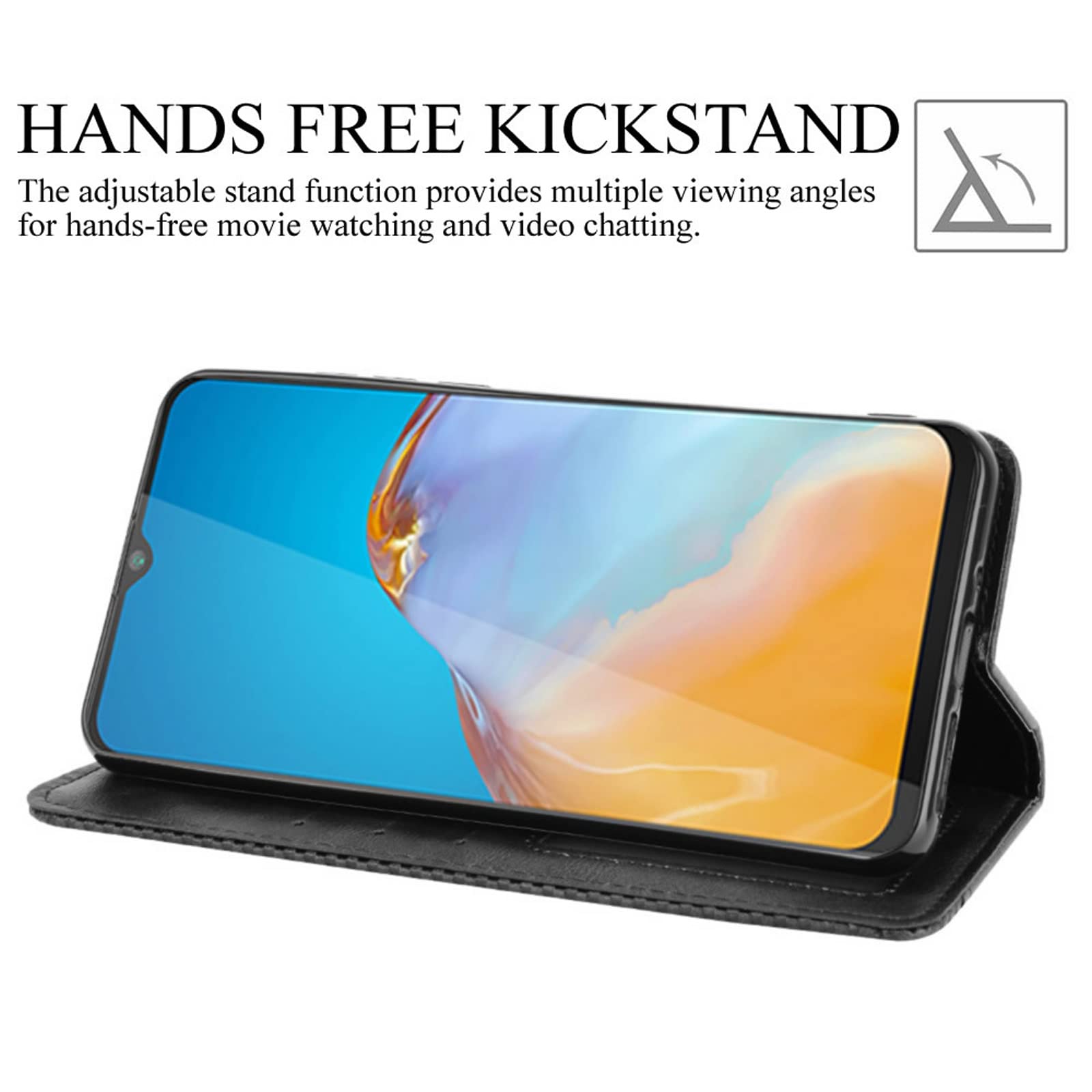 HualuBro Leder-Handyhülle Für Cubot Note 20/20 Pro – Magnet-Klappcase Mit Kartenfächern & Standfunktion