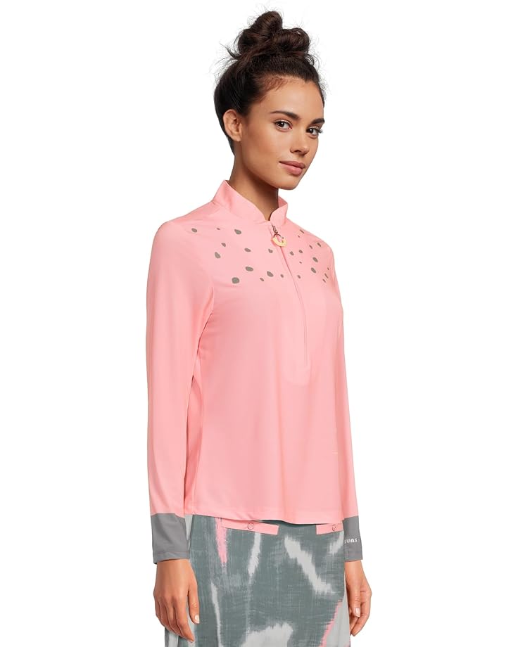 Jamie Sadock Raindrops Print Long Sleeve Sunsense Top - #2 of 5