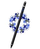 Stylus Pen for iPad, DOGAIN iPad Pencil for Touchscreen with Dual Touch Function, Active Digital Fine Point Pad Pen Compatible with Pad/Pro/Air/Mini/iPhone/Samsung//iOS/Android and More - Black